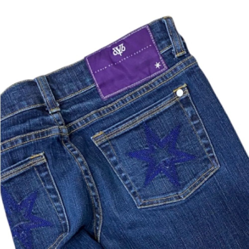 Victoria Beckham DVB Straight Leg Premium Denim Jeans 26x34 LNWO Tags